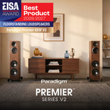 Paradigm Premier 820F V2 Floor Standing Speakers - Walnut - Pair