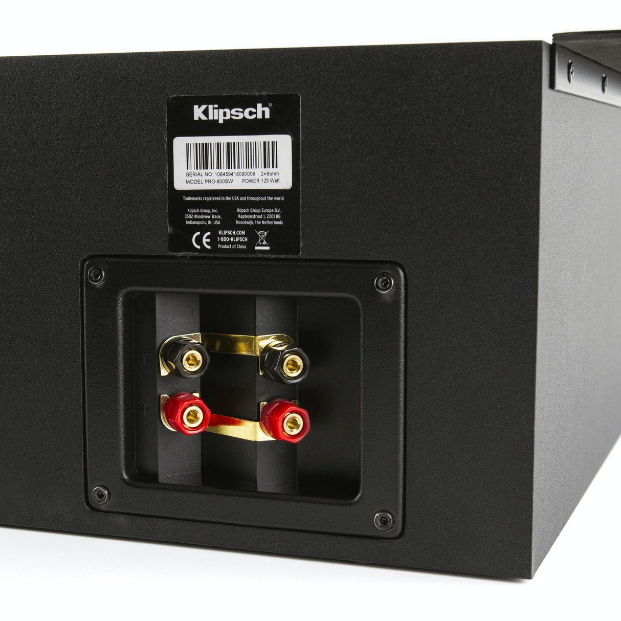 Klipsch PRO-800-SW 8" Cerametallic Dual Voice Coil Woofer and MDF enclosure