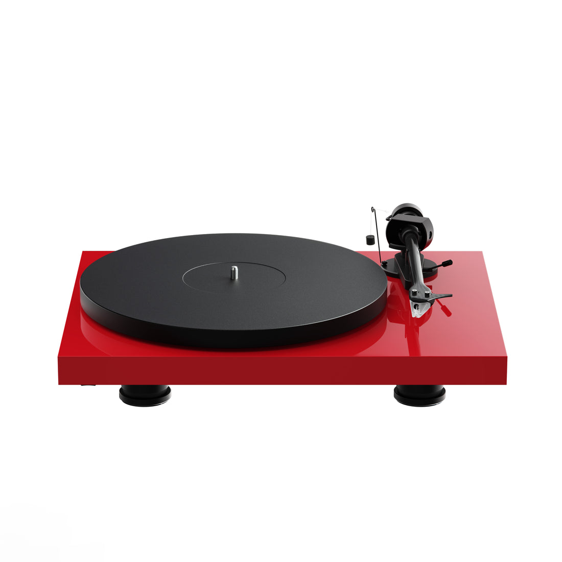 Pro-Ject Debut Evo 2 Turntable in red gloss finish