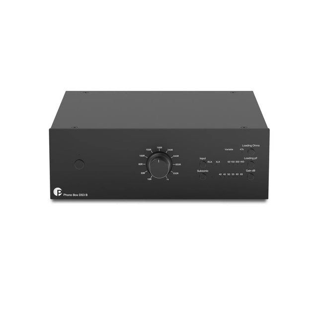 Pro-Ject Phono Box DS3 B phono preamplifier in black finish