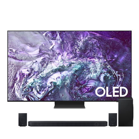 Samsung QN77S95DAFXZC OLED 4K Smart TV | HW-Q990D/ZC 11.1.4 Channel Soundbar Bundle