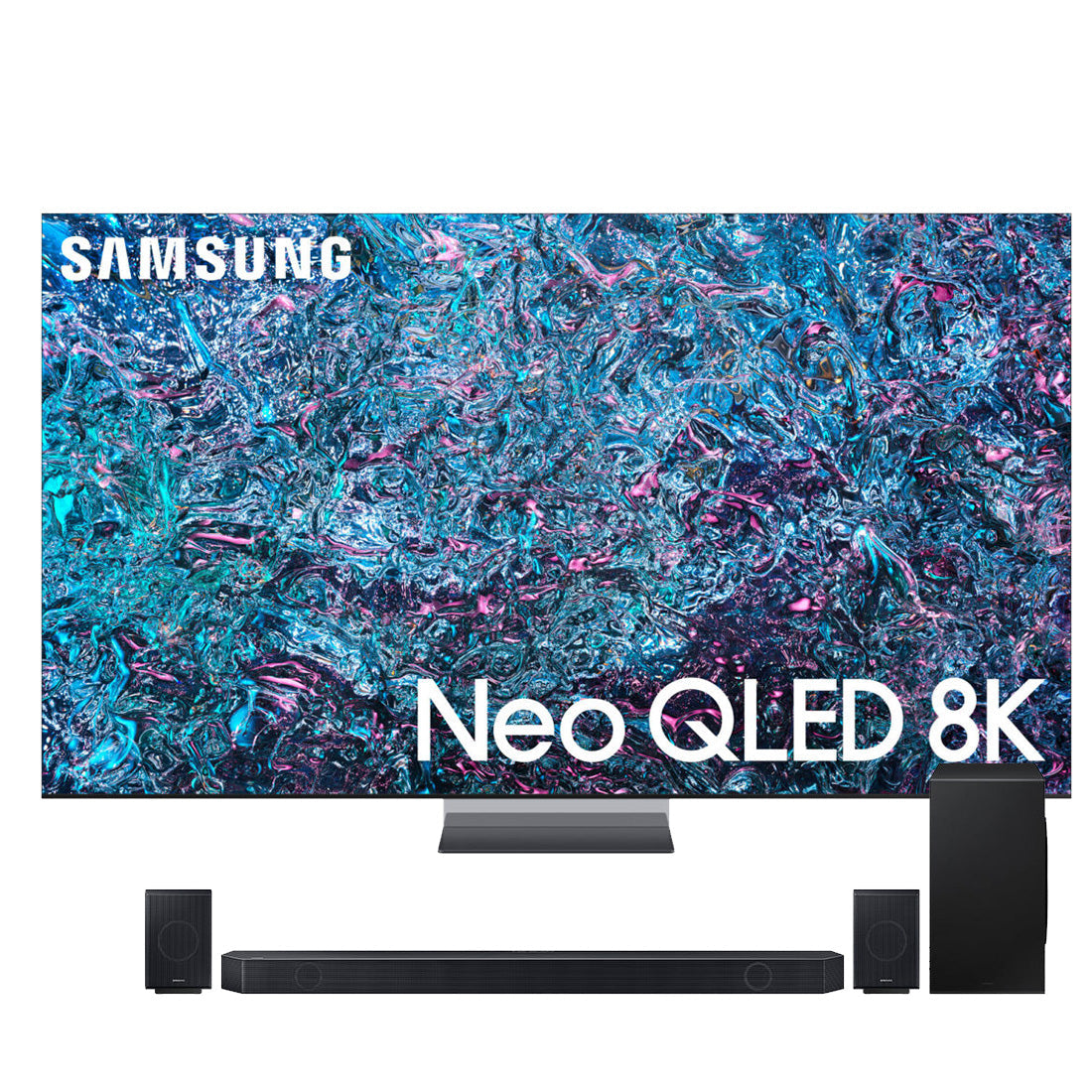 Samsung QN900DFXZC Neo QLED 8K Smart TV | HW-Q990D/ZC 11.1.4 Channel Soundbar