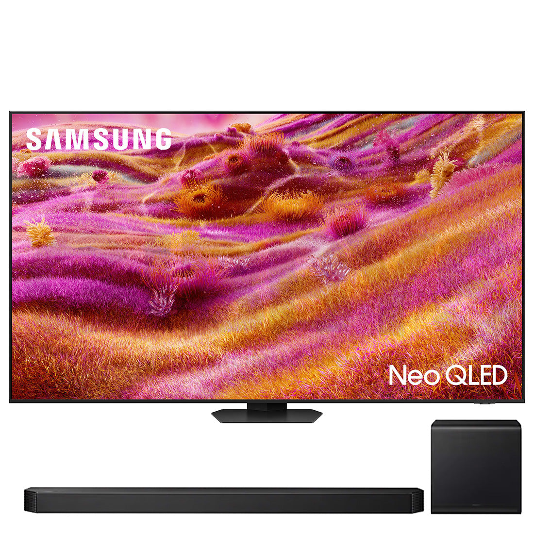 Samsung QN90F Neo QLED 4K Vision AI Smart TV | HW-Q800F/ZC 5.1.2 Channel Q-series Soundbar Bundle