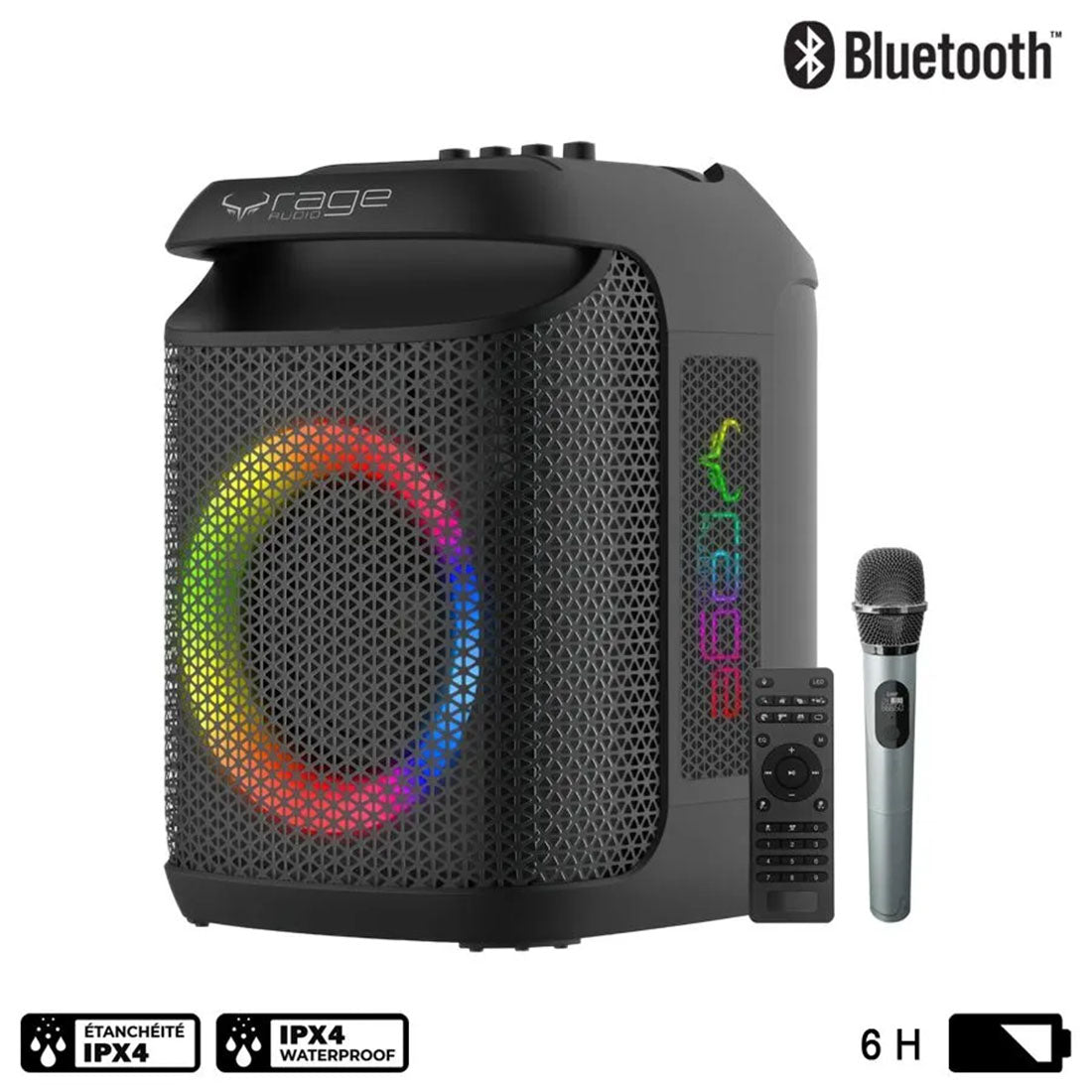 Rage BTSMC8 Portable Bluetooth Speaker