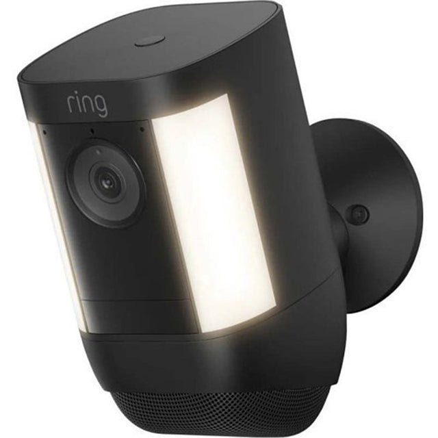 Ring Spotlight Cam Pro Battery Powered Motion Detection, Night Vision Camera, Black