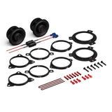 Rockford Fosgate P1V2-3 Punch P1 3.5" 3-Way Coaxial Speakers - Pair (P1V23)