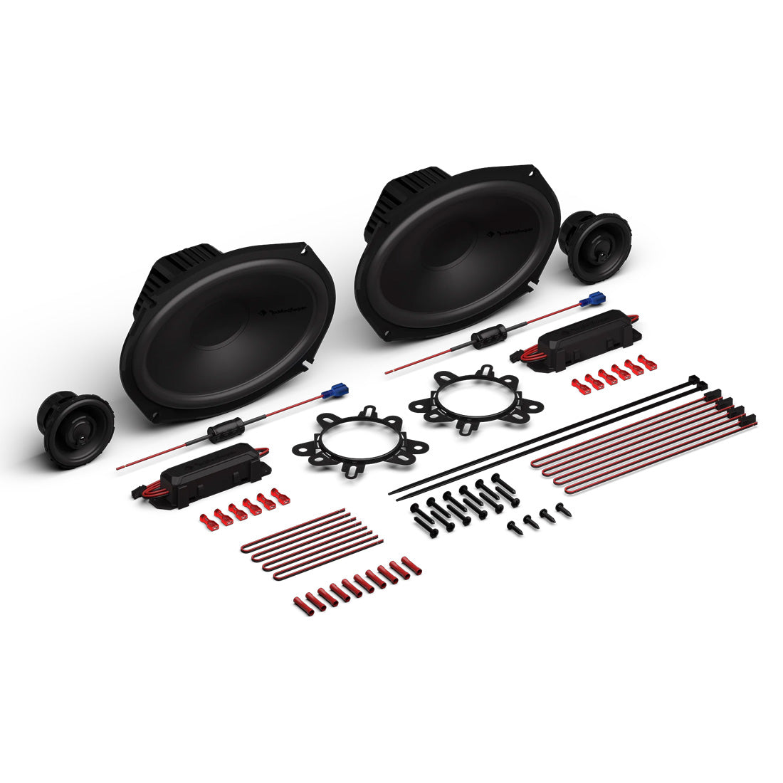 Rockford Fosgate P3V2-69C2 Punch P3 6"x9" 3-Way Coaxial Component Speaker System (P3V269C2)