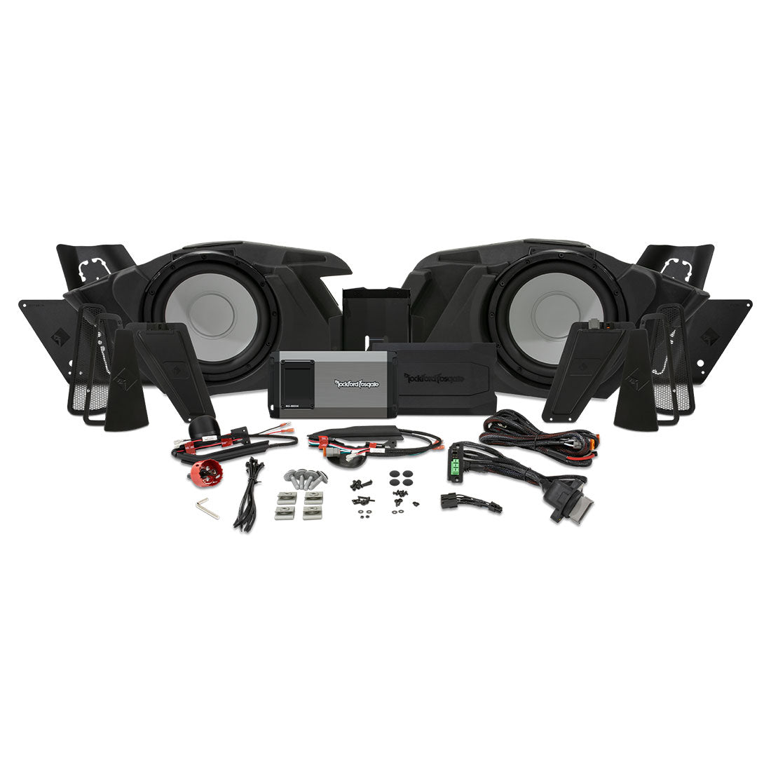 Rockford Fosgate HD14-SBSUB Dual 10" Saddlebag Subwoofer Kit for Select 2014+ Harley-Davidson Motorcycles