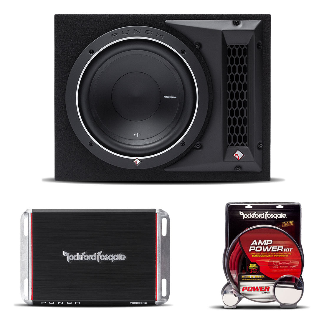 Rockford Fosgate P1-1X10-BUNDLE