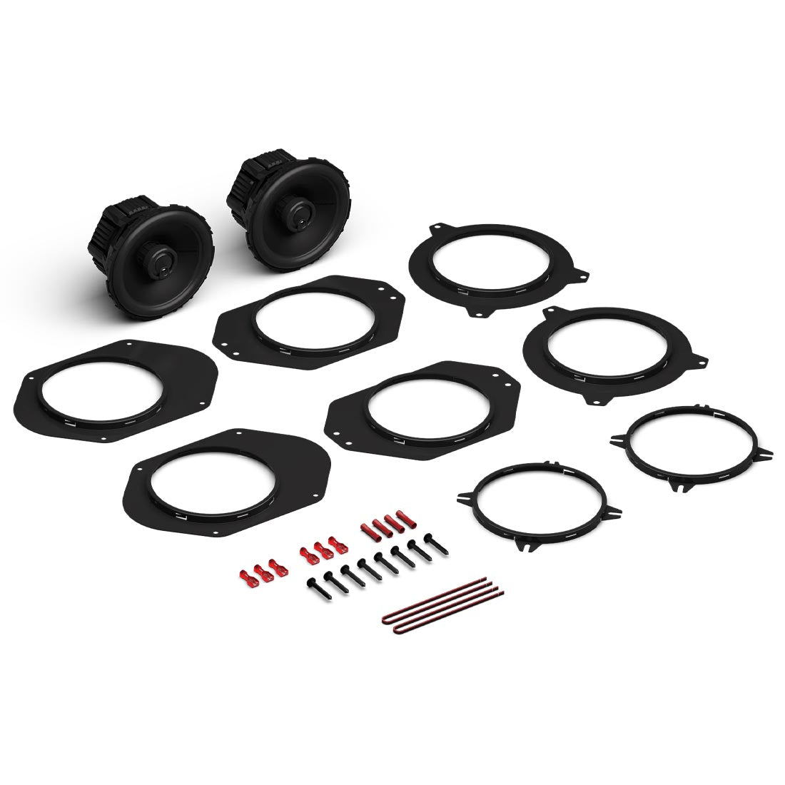 Rockford Fosgate P1V2-5 Punch P1 5.25" 3-Way Coaxial Speakers - Pair