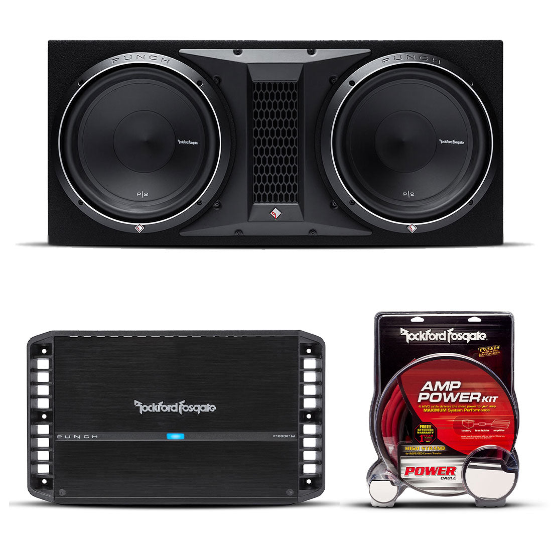 Rockford Fosgate P2-2X12-BUNDLE