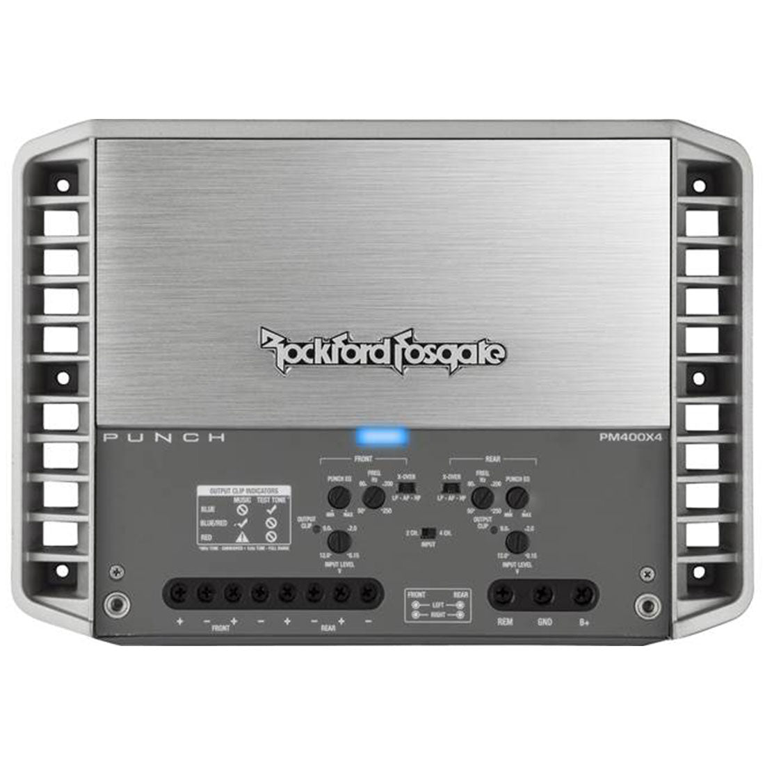 Rockford Fosgate PM400X4 Punch Marine 400 Watt 4-Channel Amplifier