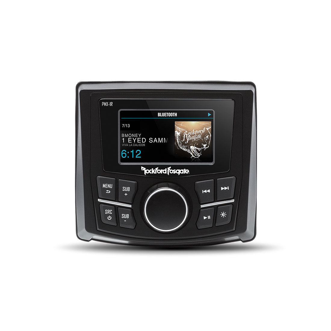 Rockford Fosgate PMX-1R Punch Marine Full Function Wired Remote 2.7" Display