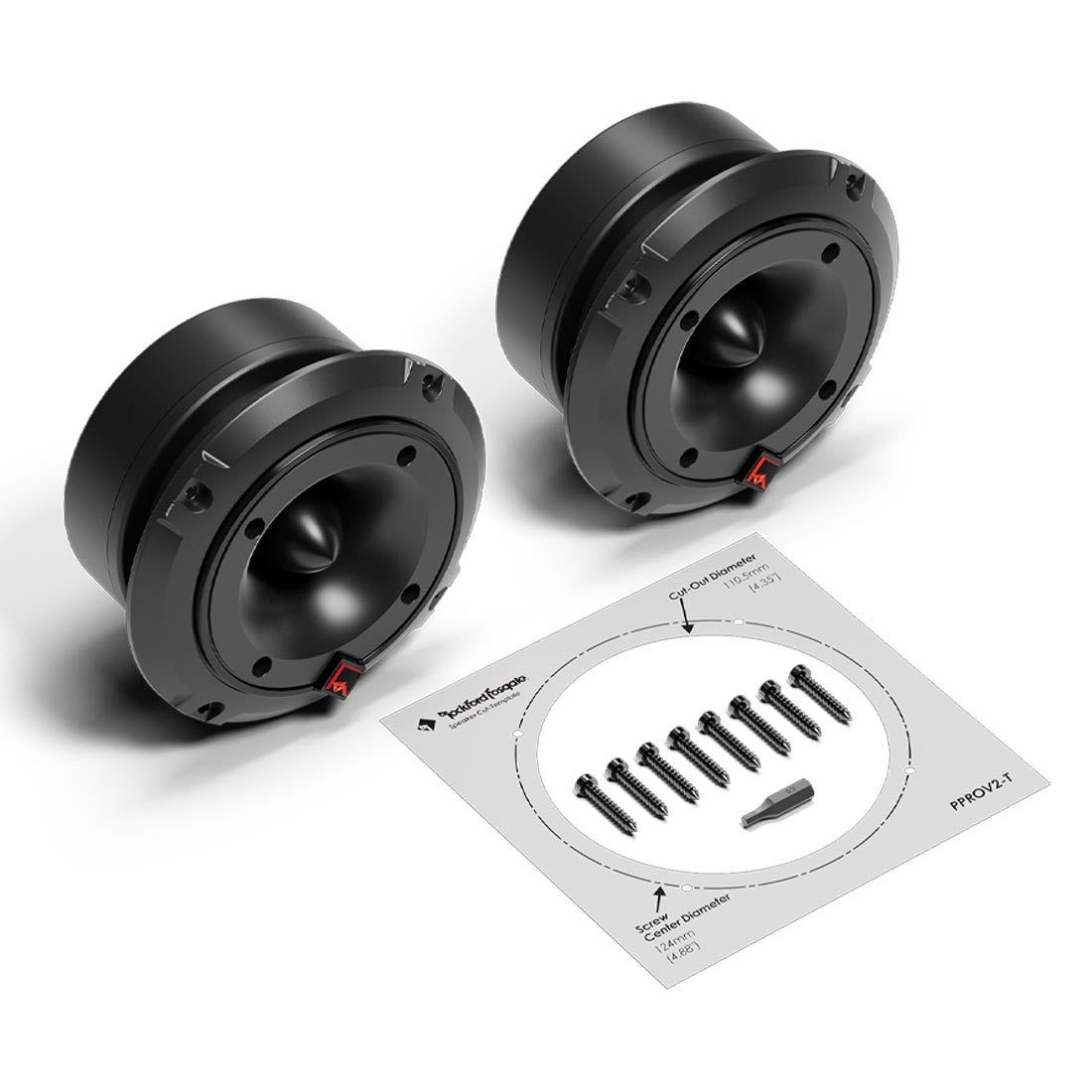 Rockford Fosgate PPROV2-T Punch Pro 1.5” 4-Ohm Tweeters - Pair