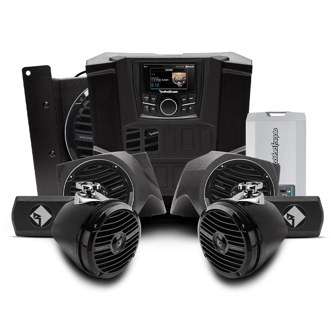 Rockford Fosgate R165X3 6.5" Speaker Set For 2007-2017 Jeep Wrangler – 4 Speakers, Front & Rear Replacement