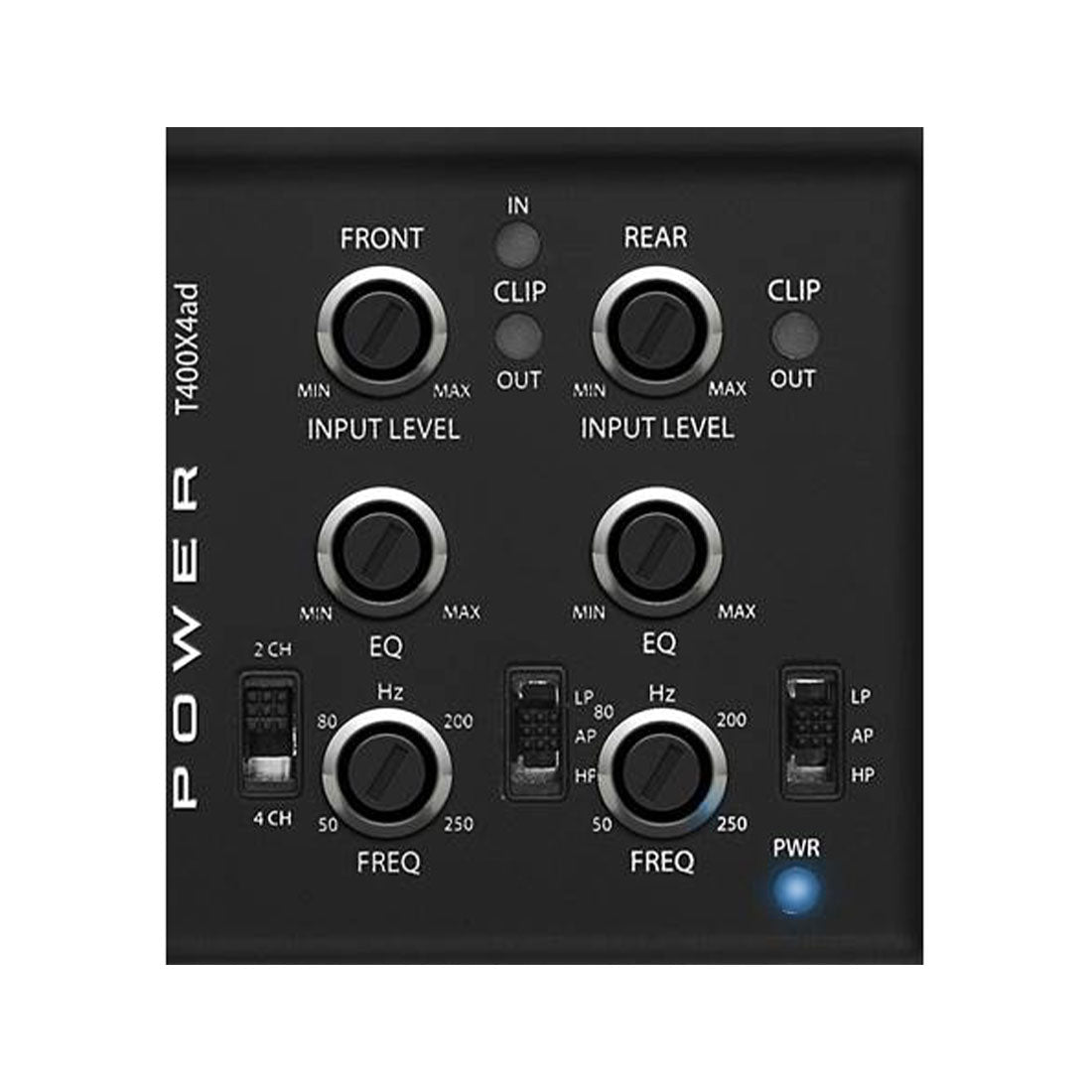 Rockford Fosgate T400X4ad Power 400 Watt Compact 4-Channel Amplifier