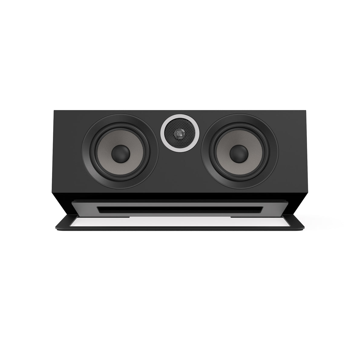 Kanto S12 Low-Profile Center Channel Speaker Stand with 16° Tilt - Black