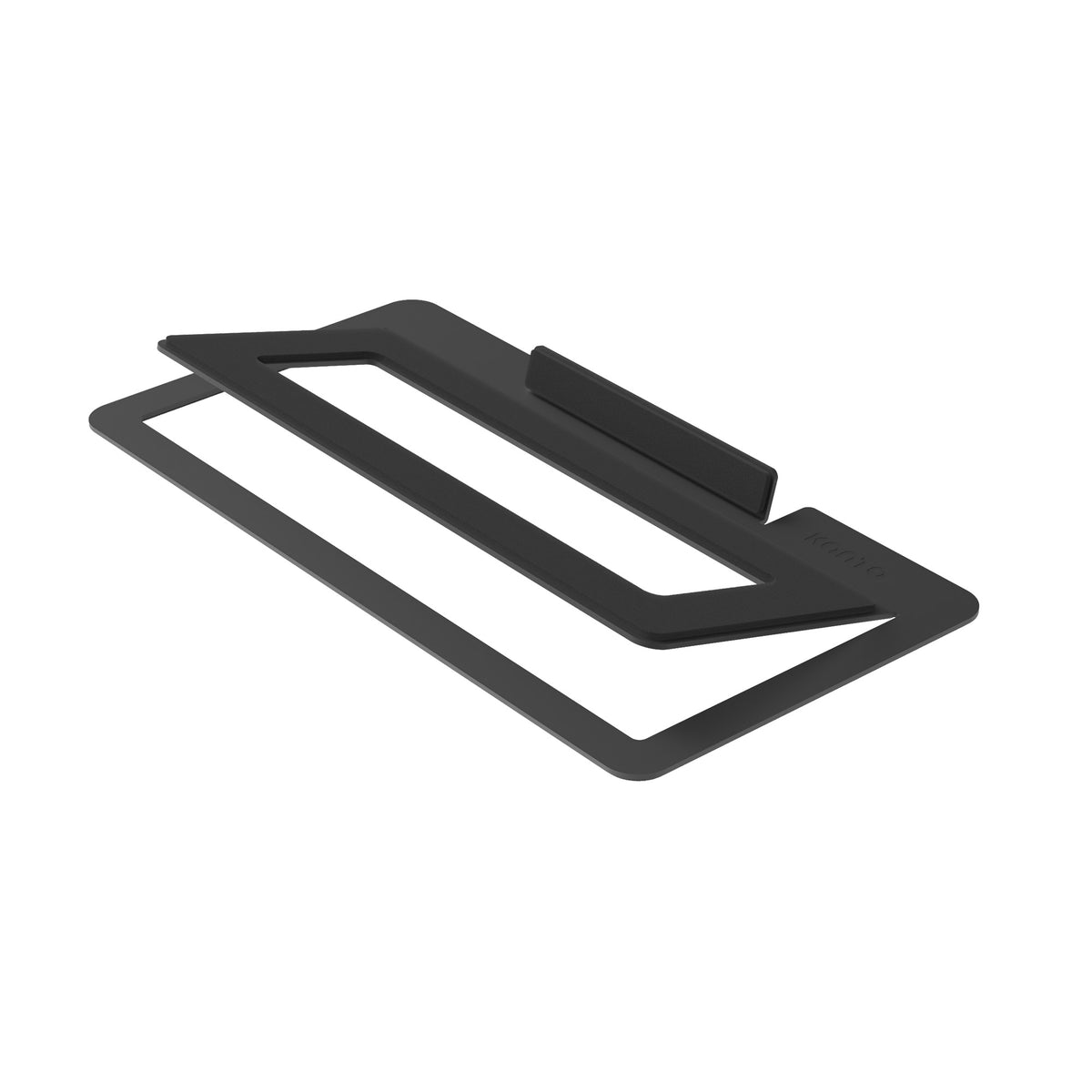 Kanto S12 Low-Profile Center Channel Speaker Stand with 16° Tilt - Black