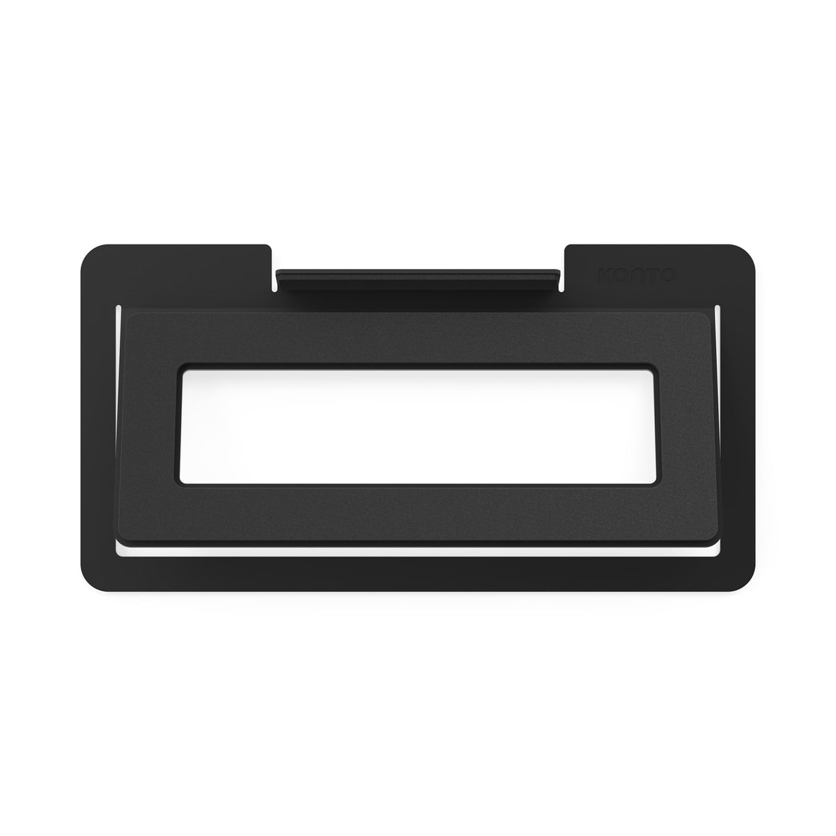 Kanto S12 Low-Profile Center Channel Speaker Stand with 16° Tilt - Black