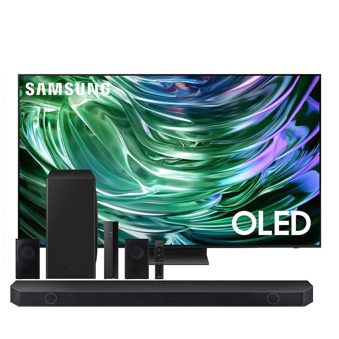 Samsung S90DAFXZC OLED 4K Smart TV | HW-Q910D/ZC 9.1.2 Channel Soundbar