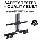 SANUS WSSATM1-B2 Extendable Soundbar TV Mount For Sonos Arc And Arc Ultra - Black