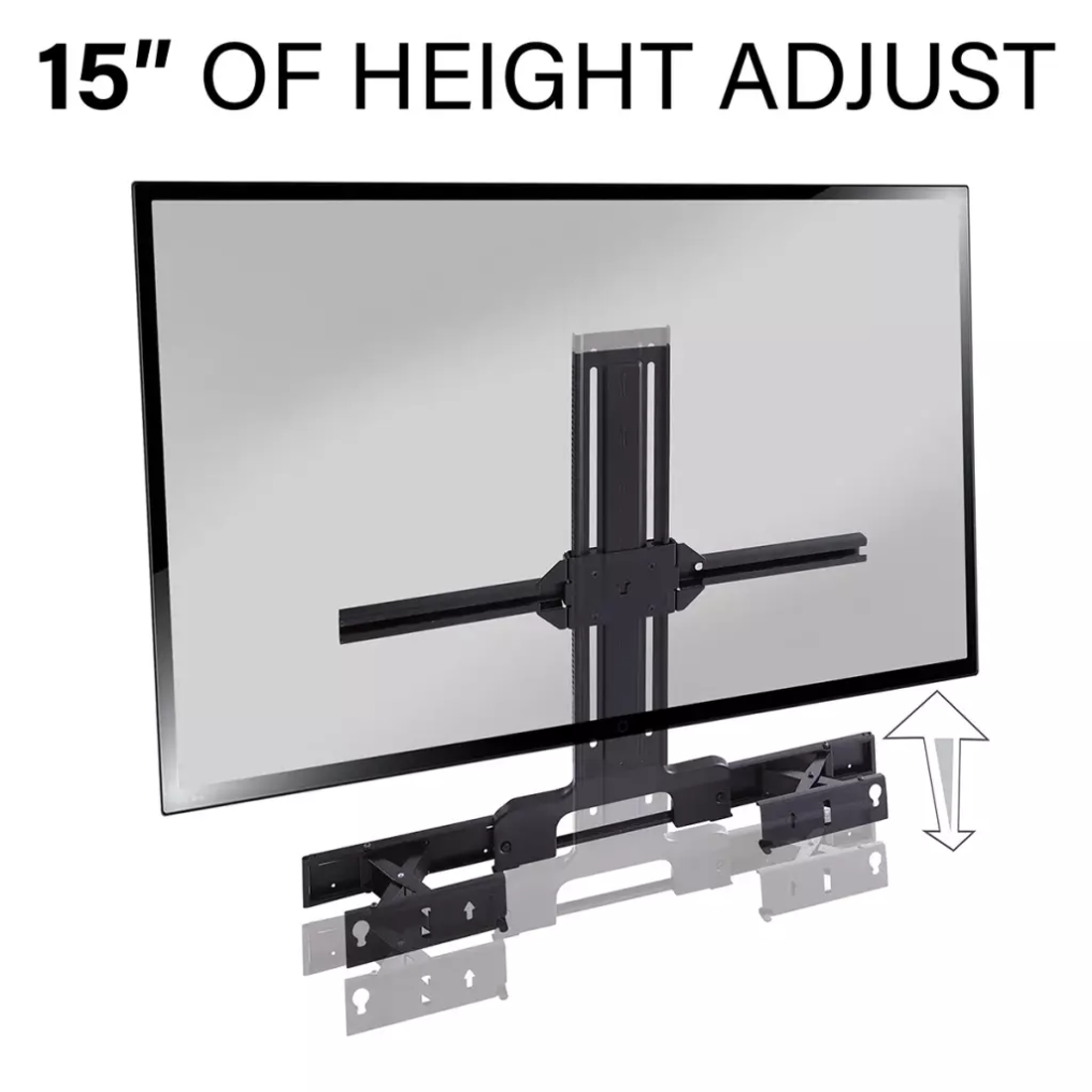 SANUS WSSATM1-B2 Extendable Soundbar TV Mount For Sonos Arc And Arc Ultra - Black