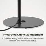 Kanto SLH Universal Height-Adjustable Satellite Speaker Stands with 26"-40" Adjustment - Black - Pair