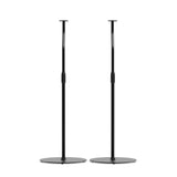 Kanto SLH Universal Height-Adjustable Satellite Speaker Stands with 26"-40" Adjustment - Black - Pair