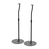 Kanto SLH Universal Height-Adjustable Satellite Speaker Stands with 26"-40" Adjustment - Black - Pair