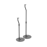 Kanto SLH Universal Height-Adjustable Satellite Speaker Stands with 26"-40" Adjustment - Black - Pair