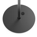 Kanto SLH Universal Height-Adjustable Satellite Speaker Stands with 26"-40" Adjustment - Black - Pair