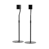 Kanto SLH Universal Height-Adjustable Satellite Speaker Stands with 26"-40" Adjustment - Black - Pair