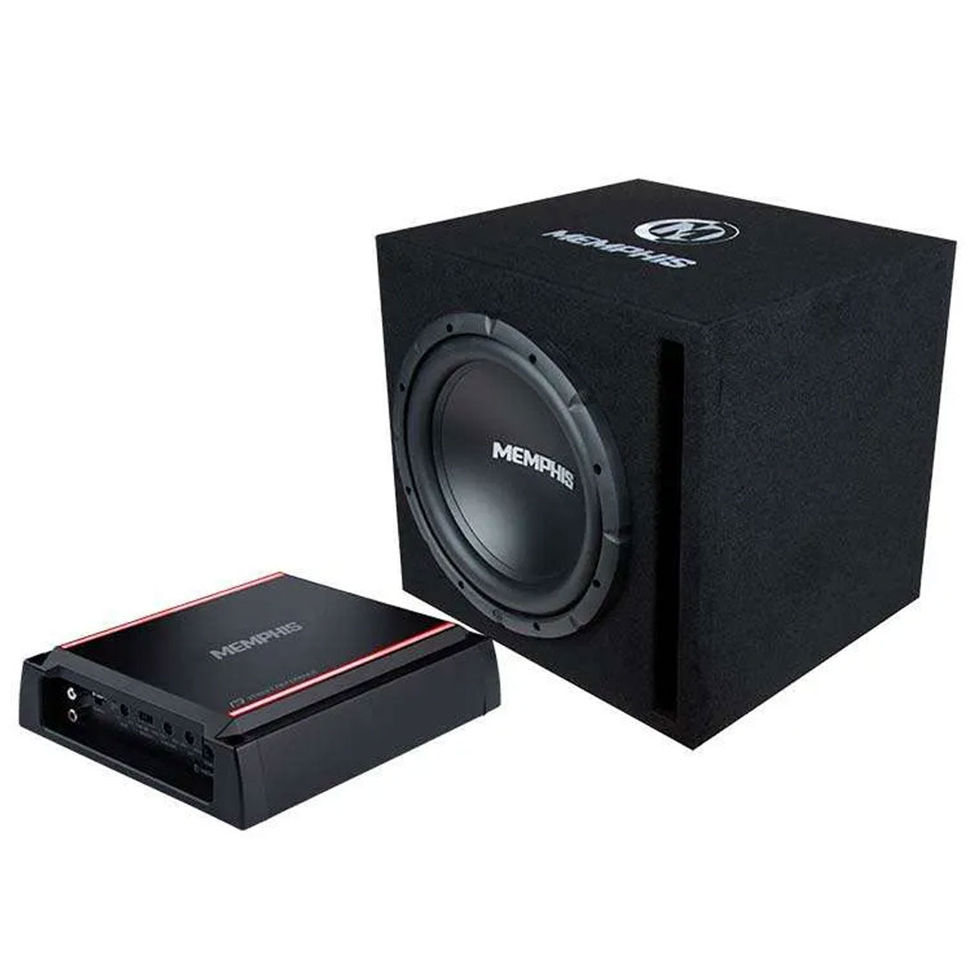 Memphis Audio SRXE112VP Single 12" Bass System with 500 Watt Amplifier