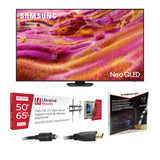 Samsung 2025 50" QN90F Neo QLED 4K Vision AI Smart TV | Ultralink KIT3LED Home Entertainment Starter Kit Bundle