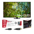 Samsung QN55QN90DAFXZC 55" Neo QLED 4K Smart TV | Ultralink KIT3LED Home Entertainment Starter Kit Bundle