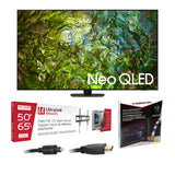 Samsung QN55QN90DAFXZC 55" Neo QLED 4K Smart TV | Ultralink KIT3LED Home Entertainment Starter Kit Bundle