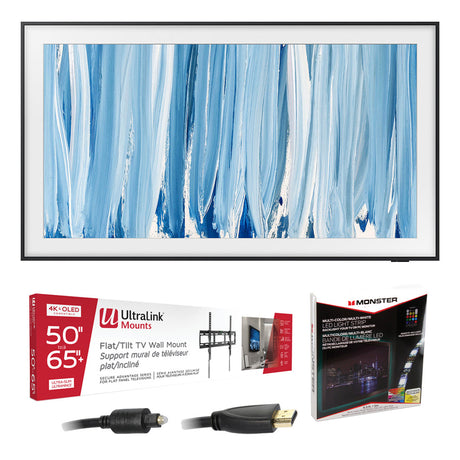 Samsung LS03HW The Frame Pro 4K Vision AI Smart TV - 2026 | Ultralink KIT3LED Home Entertainment Starter Kit - Bundle