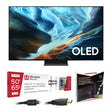 Samsung S90H OLED 4K Smart TV with Vision AI - 2026 | Ultralink KIT3LED Home Entertainment Starter Kit - Bundle