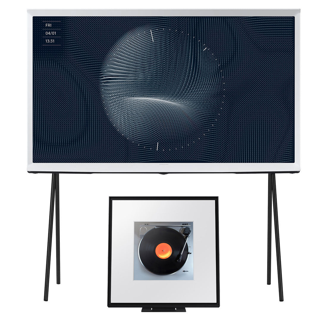 Samsung QN43LS01DAFXZC 43" The Serif 4K Smart TV | HW-LS60D/ZC Music Frame Wireless - Bundle