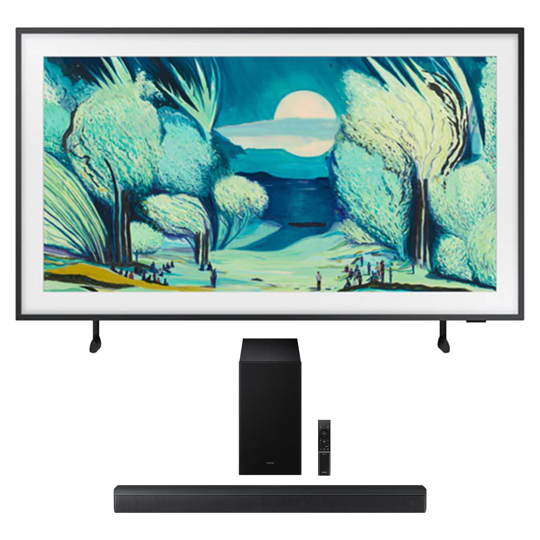 Samsung LS03F The Frame QLED Smart TV | HW-B650F/ZC 3.1 Channel Soundbar - 2025 - Bundle