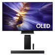 Samsung S90F OLED 4K Vision AI Smart TV | HW-B550F/ZC 2.1 Channel Soundbar - 2025 (HWB550F/ZC) - Bundle