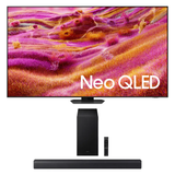 Samsung QN90F Neo QLED 4K Vision AI Smart TV  | HW-B550F/ZC 2.1 Channel Soundbar - 2025 (HWB550F/ZC) - Bundle