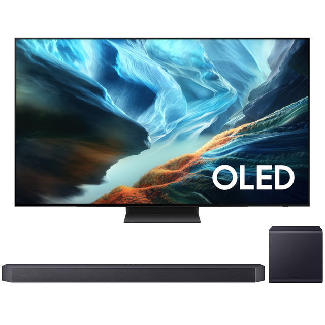 Samsung QN77S90HAEXZC 77" OLED 4K Smart TV with Vision AI | HW-Q900H/ZC 7.1.2 Channel Soundbar - 2026 Bundle
