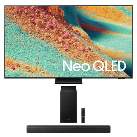 Samsung QN85F Neo QLED 4K Vision AI Smart TV | HW-B550F/ZC 2.1 Channel Soundbar - 2025 (HWB550F/ZC) - Bundle