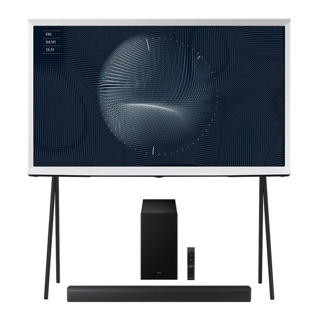 Samsung LS01DAFXZC The Serif 4K Smart TV - 2024 | HW-B650F/ZC 3.1 Channel Soundbar - 2025 - Bundle