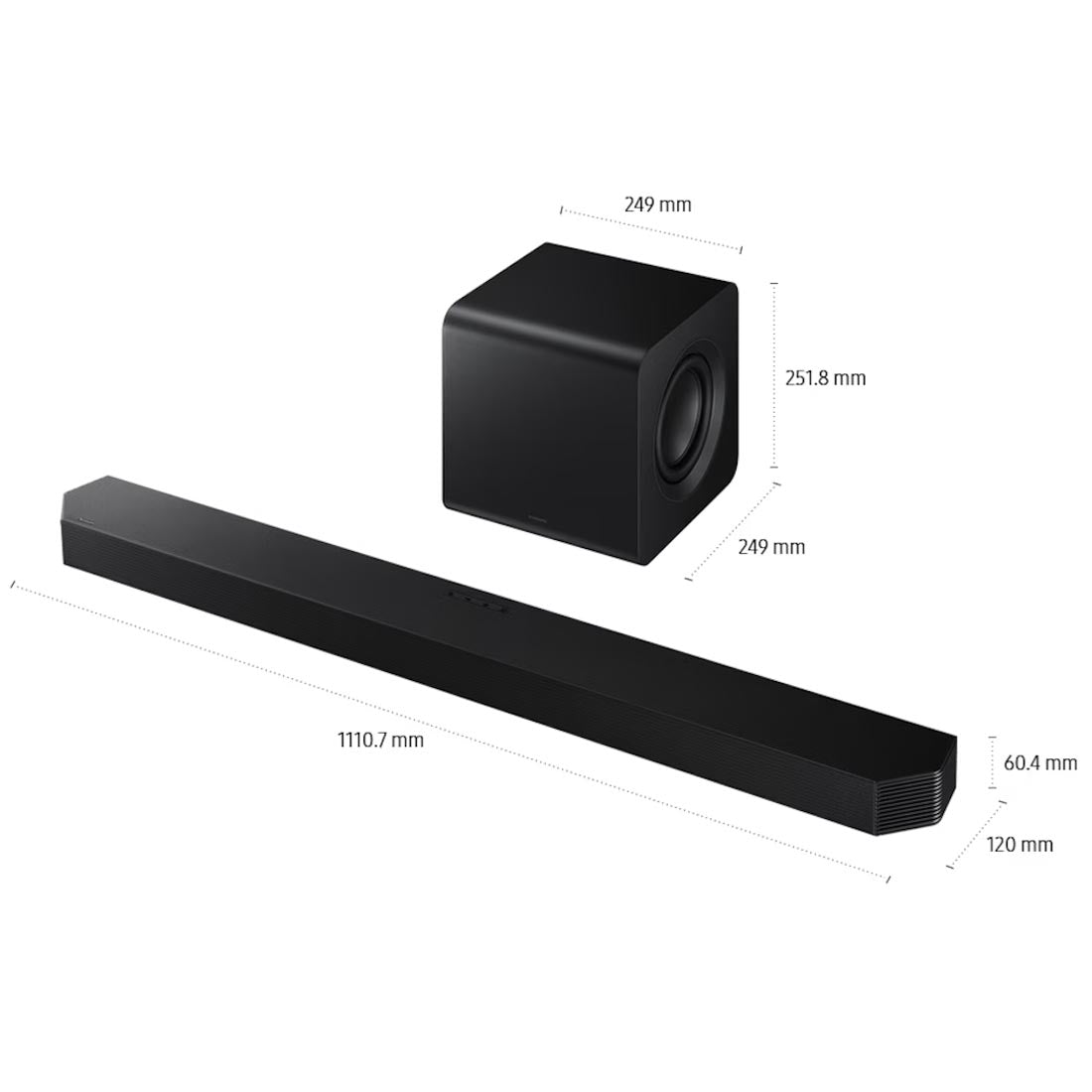 Samsung HW-Q800H/ZC 15.1.2 Channel Soundbar and Subwoofer - 2026 Model