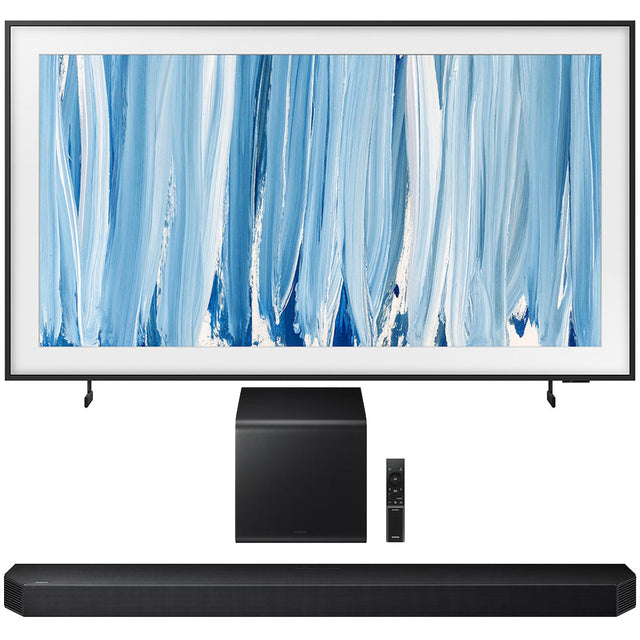 Samsung LS03HW The Frame Pro 4K Vision AI Smart TV | HW-Q800H/ZC 15.1.2 Channel Soundbar and Subwoofer - 2026 Bundle