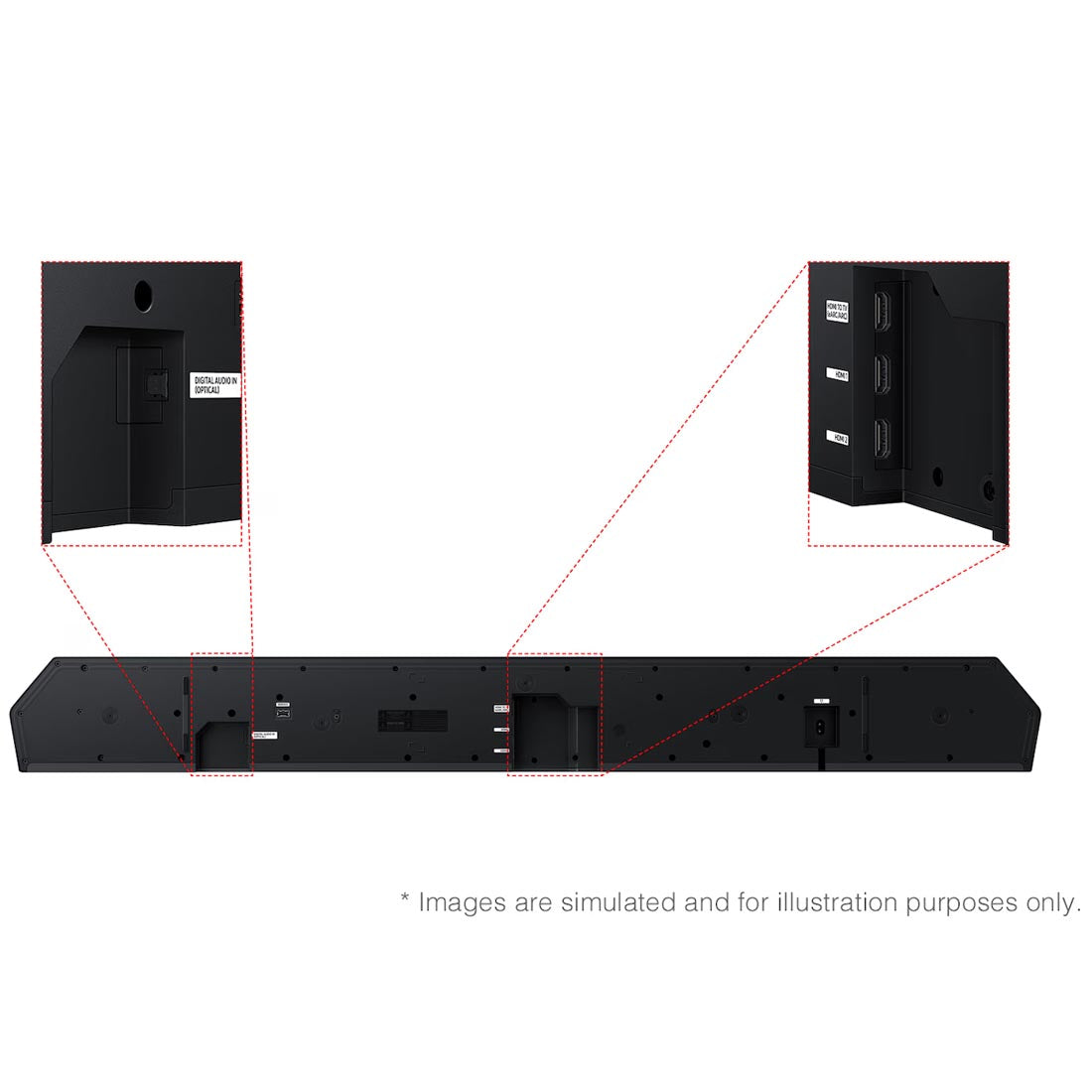 Samsung HW-Q990H/ZC 11.1.4 Channel Soundbar with Subwoofer & Rear Speaker - 2026 Model