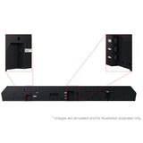 Samsung HW-Q990H/ZC 11.1.4 Channel Soundbar with Subwoofer & Rear Speaker - 2026 Model