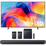 Samsung M70H Mini LED 4K Vision AI Smart TV | HW-Q990H/ZC 11.1.4 Channel Soundbar with Subwoofer & Rear Speaker - 2026 Bundle